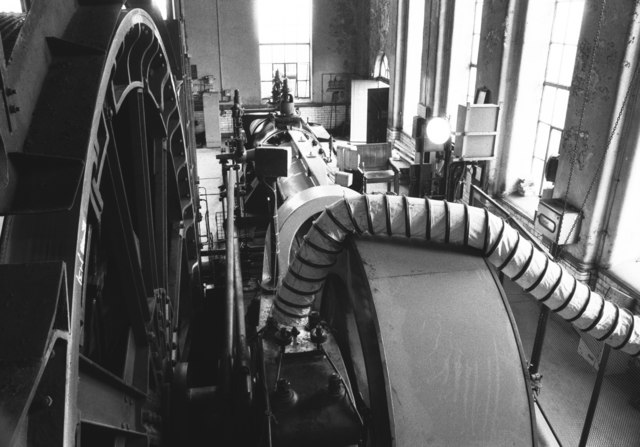 The winding engine for No. 5 shaft at Haig Colliery, Whitehaven.