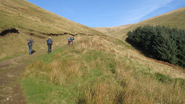 Silver Glen in the Ochil Hills above Alva, Clackmannanshire, site of the Alva Silver Mine.