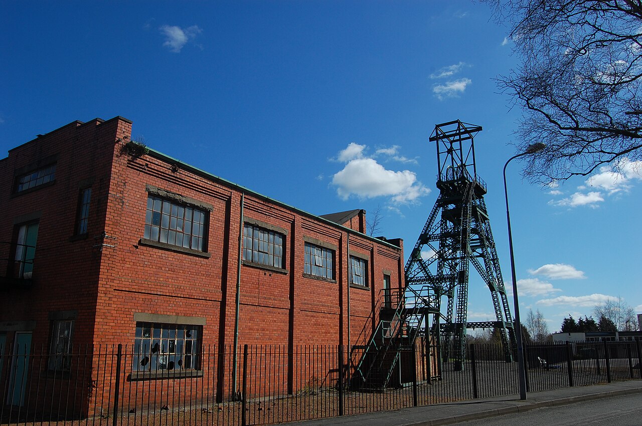 Bersham Colliery engine house and winding gear