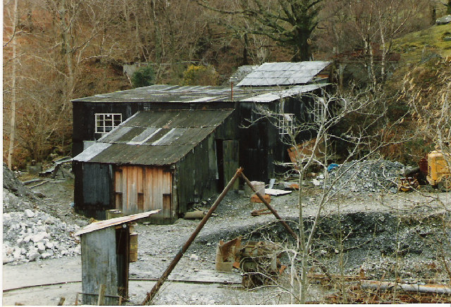 The Llechfraith Adit at Clogau St David's Gold Mine, near Bontddu.