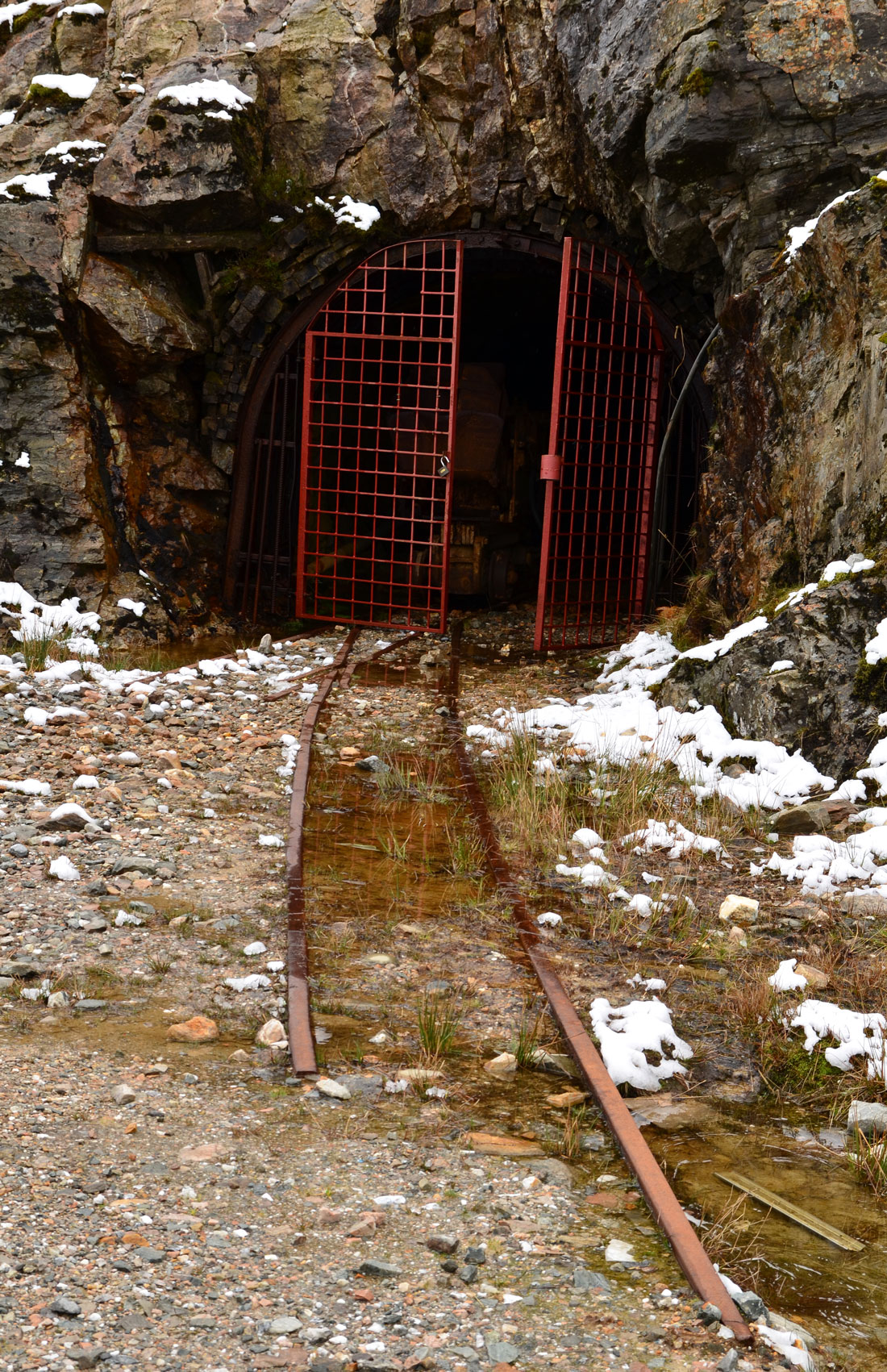 The Cononish gold mine site in the hills near Tyndrum.