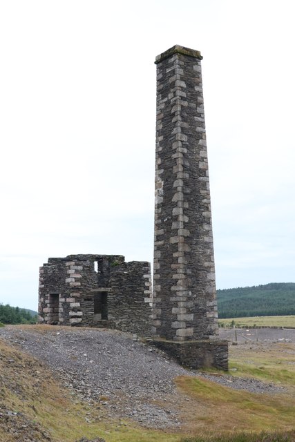 Surface remains at Cross Vein Mine, Foxdale, popularly known as 'Snuff the Wind'.