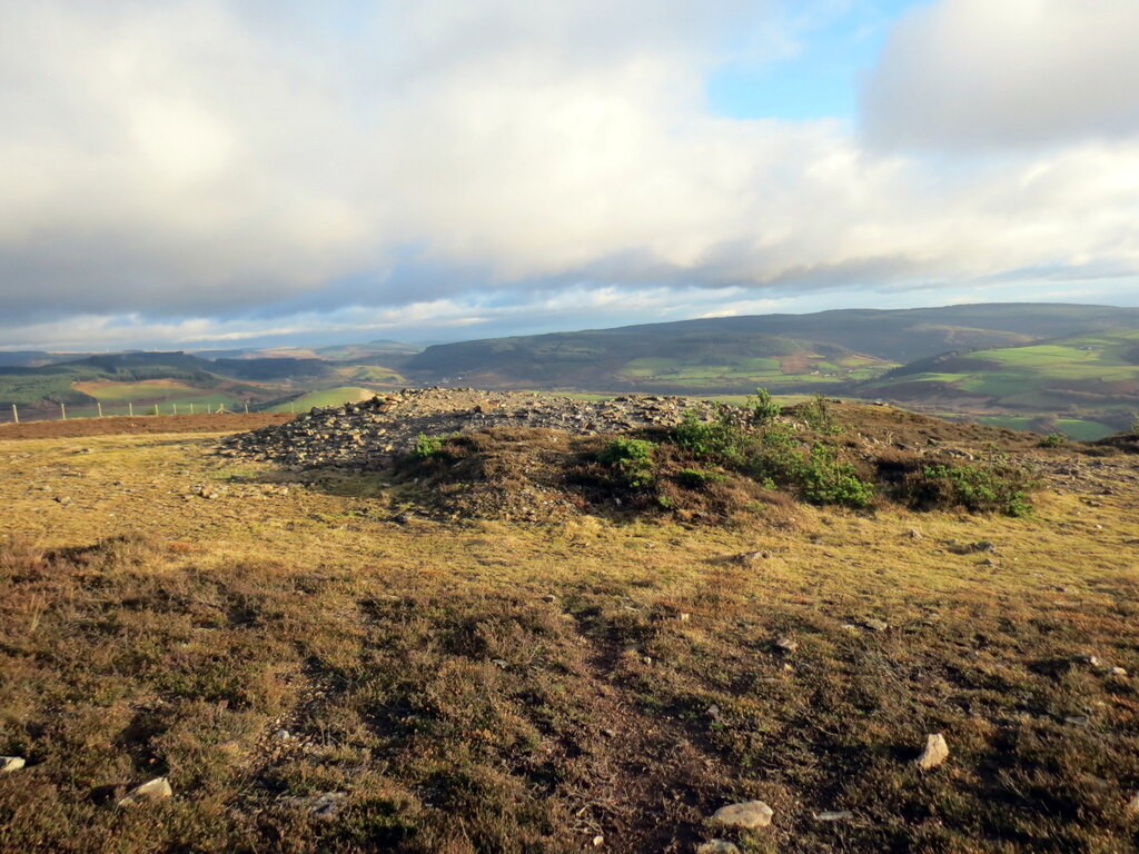 Surviving stonework of the culverted flue that once carried toxic fumes from the Cwmavon copper works up the moorland slope to the Stac-y-Foel chimney.