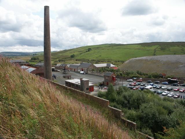 Surviving structures at the former Dalmellington Iron Works, Waterside, in the Doon Valley.