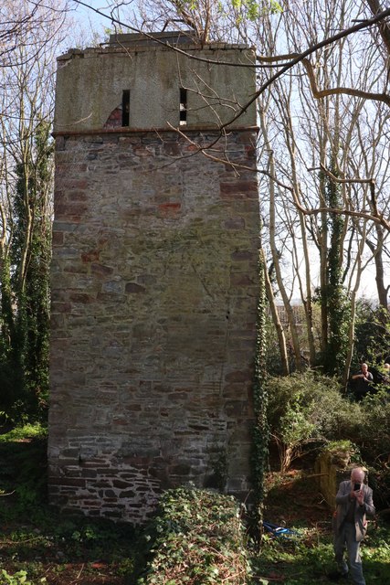 The surviving engine house of Middle Engine Pit (Elms Colliery) at Nailsea, Somerset.