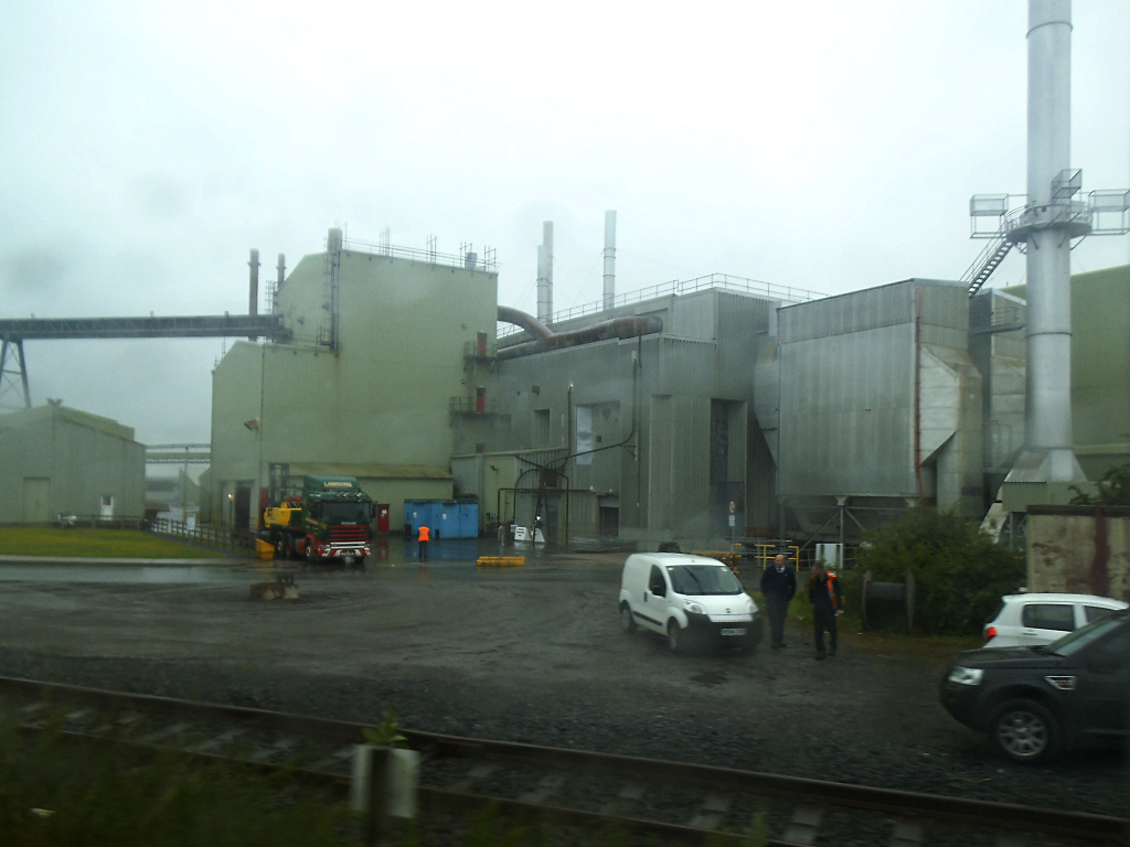 The modern British Gypsum processing works at Kirkby Thore, descendant of the district's small 19th-century gypsum workings.