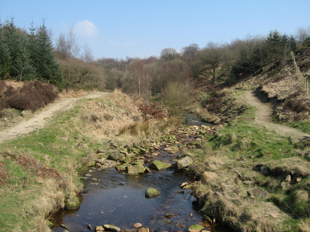 A view along Lead Mines Clough on Anglezarke Moor, where lead was worked for at least two hundred years along Limestone Brook.