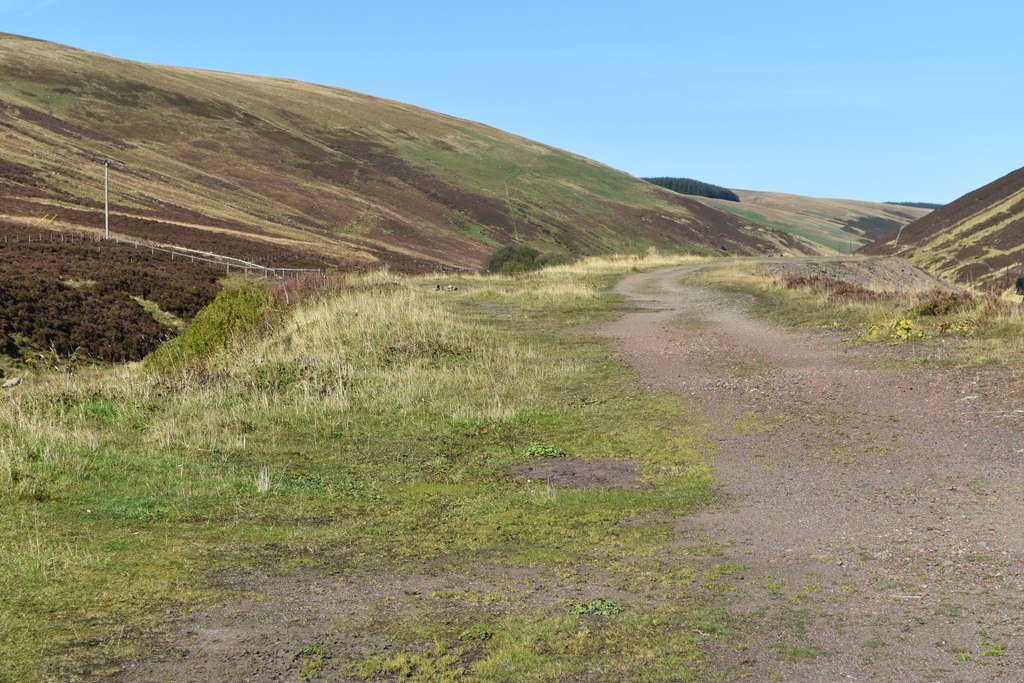 Former mine workings north of Leadhills