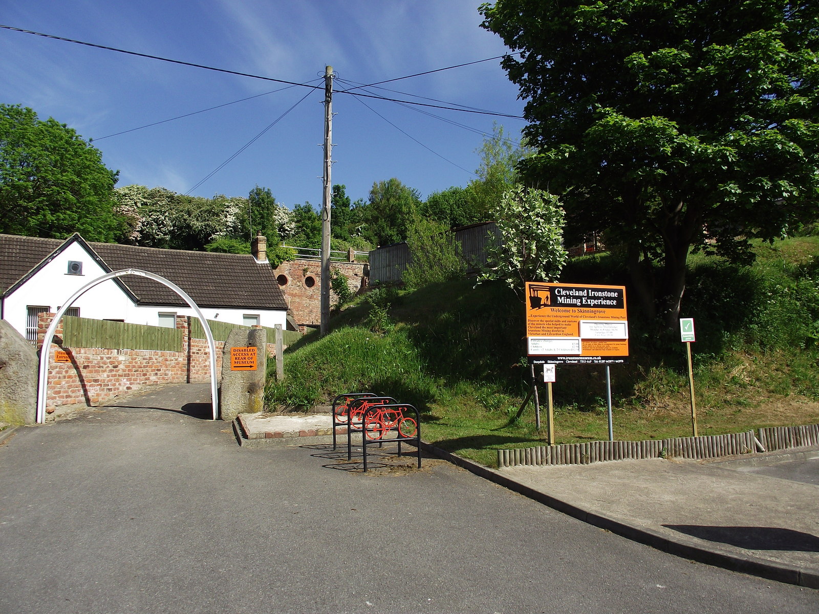 Entrance to the Land of Iron museum, built into the former Loftus Mine workings