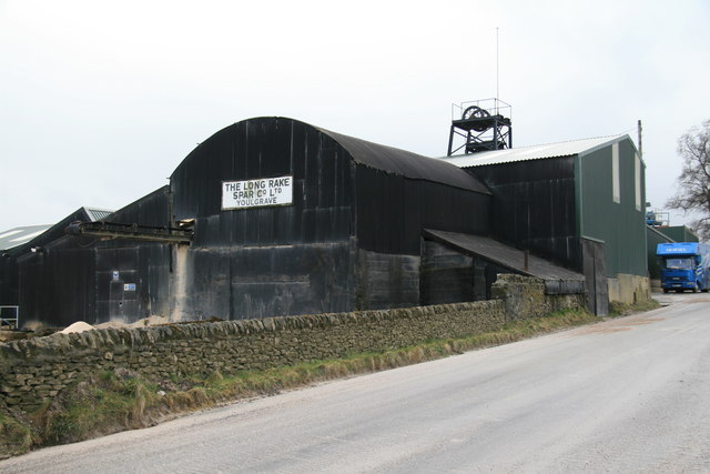 The surface processing works of the Long Rake Spar Co Ltd, Youlgreave.