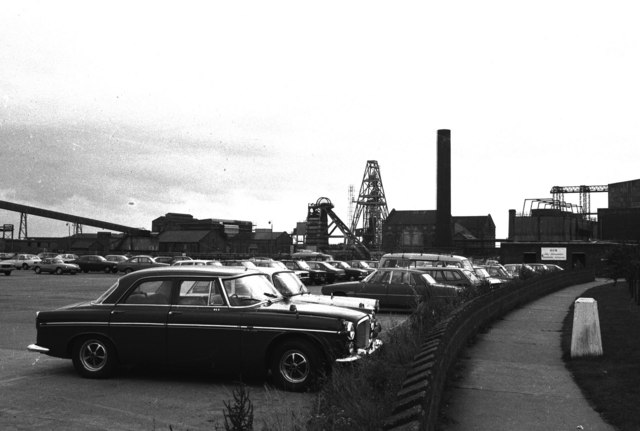 Markham Main Colliery still running one of its two large steam winding engines, built by Markham of Chesterfield.