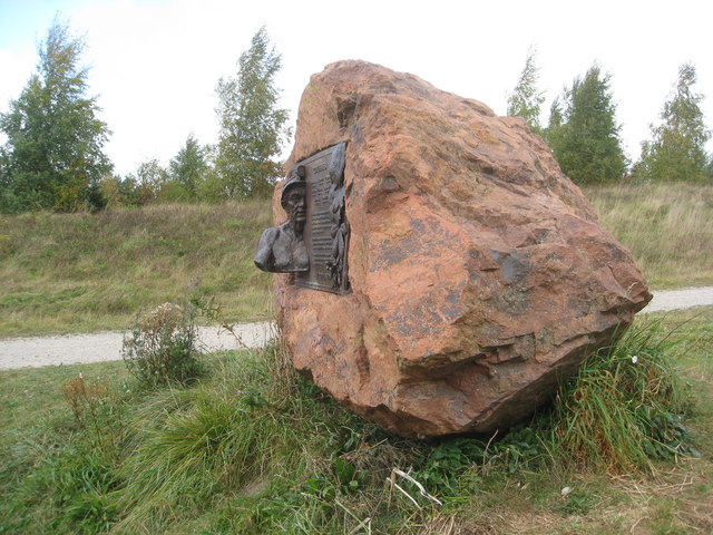A commemorative plaque near the main entrance to Ollerton Pit Woods, marking the restoration of the former colliery site and other spoil heaps across the district.