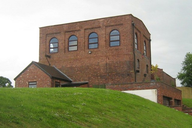The former winding engine house of Pensford Colliery, converted to other use, photographed in 2007.