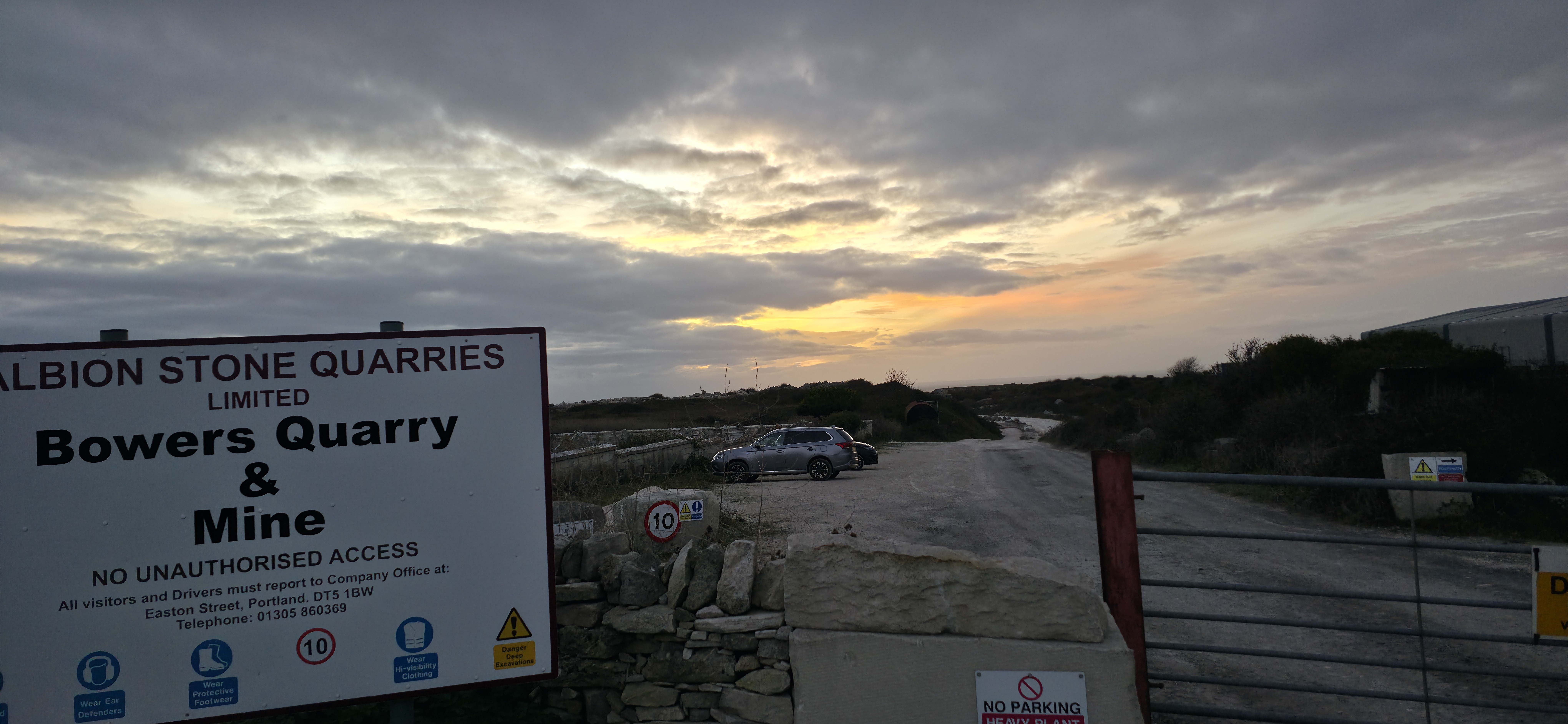 Entrance to the Bowers underground mine workings, Isle of Portland