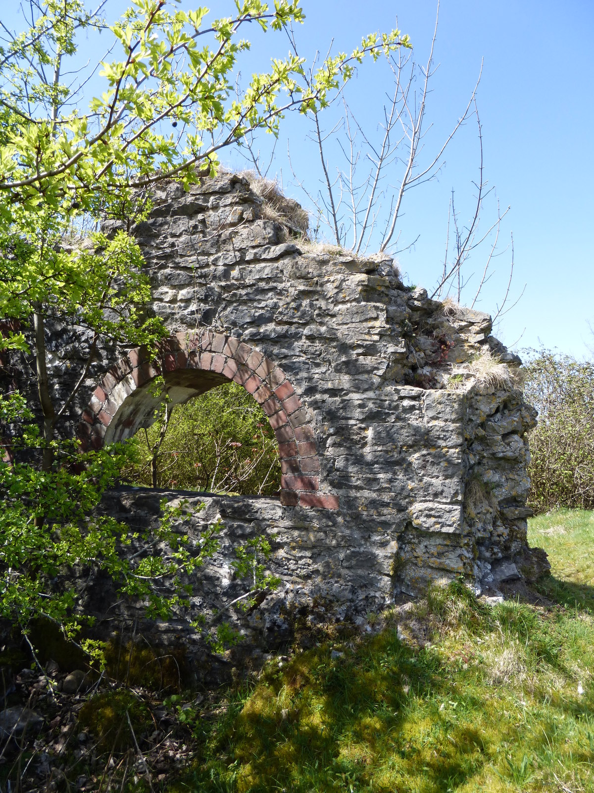 The site of St Cuthbert's Leadworks on the Mendip Hills above Priddy, Somerset.