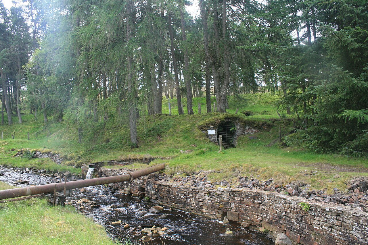 The entrance level of Rampgill Mine at Nenthead, Alston Moor, Cumbria.