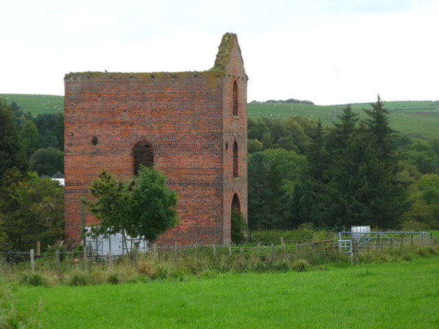 A surviving former mine building at Settlingstones, Northumberland.