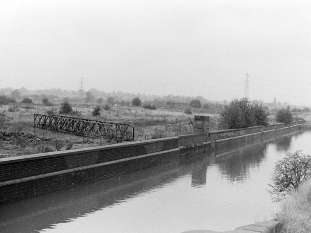 The cleared site of the salt works photographed in 1983, eleven years after closure.