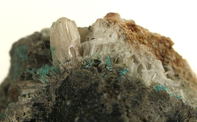A lanarkite specimen from Susanna Mine, Leadhills — type locality material for this mineral species.