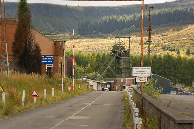 Tower Colliery, Hirwaun, the last deep coal mine in Wales, photographed in 2009.