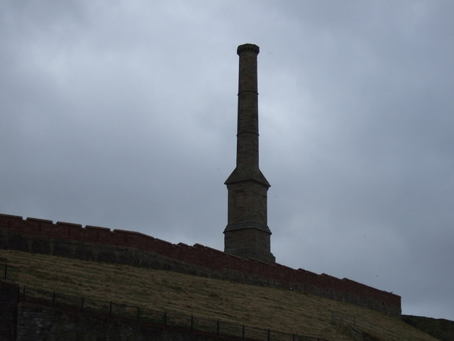 The Candlestick — Wellington Pit's ventilation chimney, built in the shape of a candlestick.