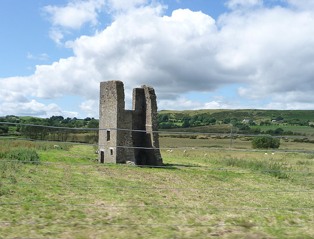 The surviving 1783 engine house at White Grit Mine, Shropshire.