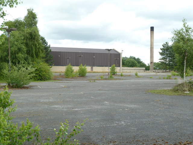 The disused surface buildings of Wistow Mine near Selby, one of the five satellite pits that sent coal underground to Gascoigne Wood