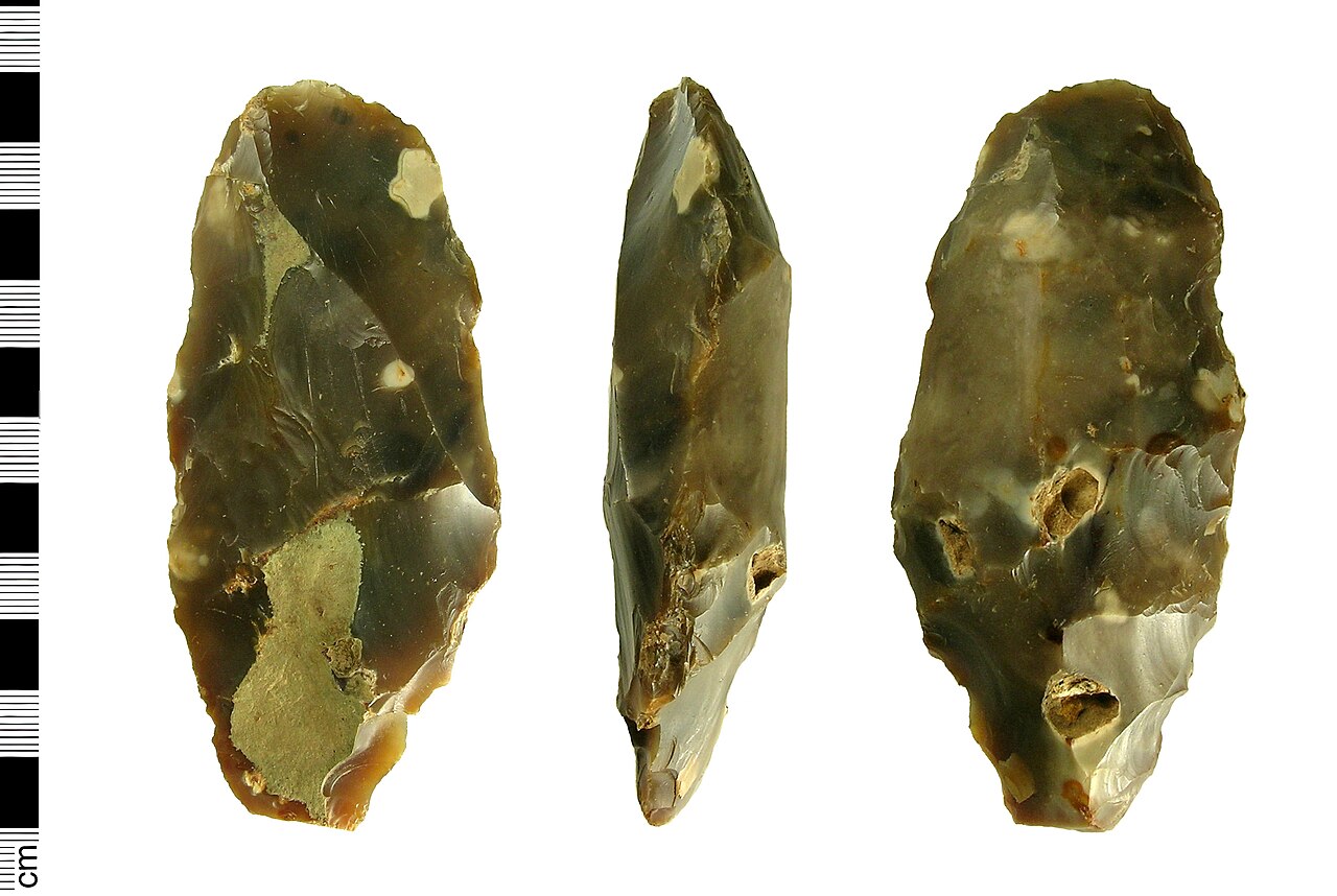 Neolithic flint axe roughout