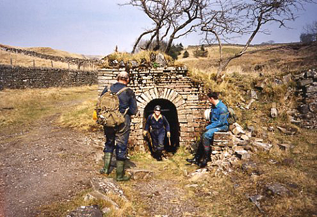 The entrance to the horse level at Brownley Hill lead mine, Alston Moor, Cumbria.