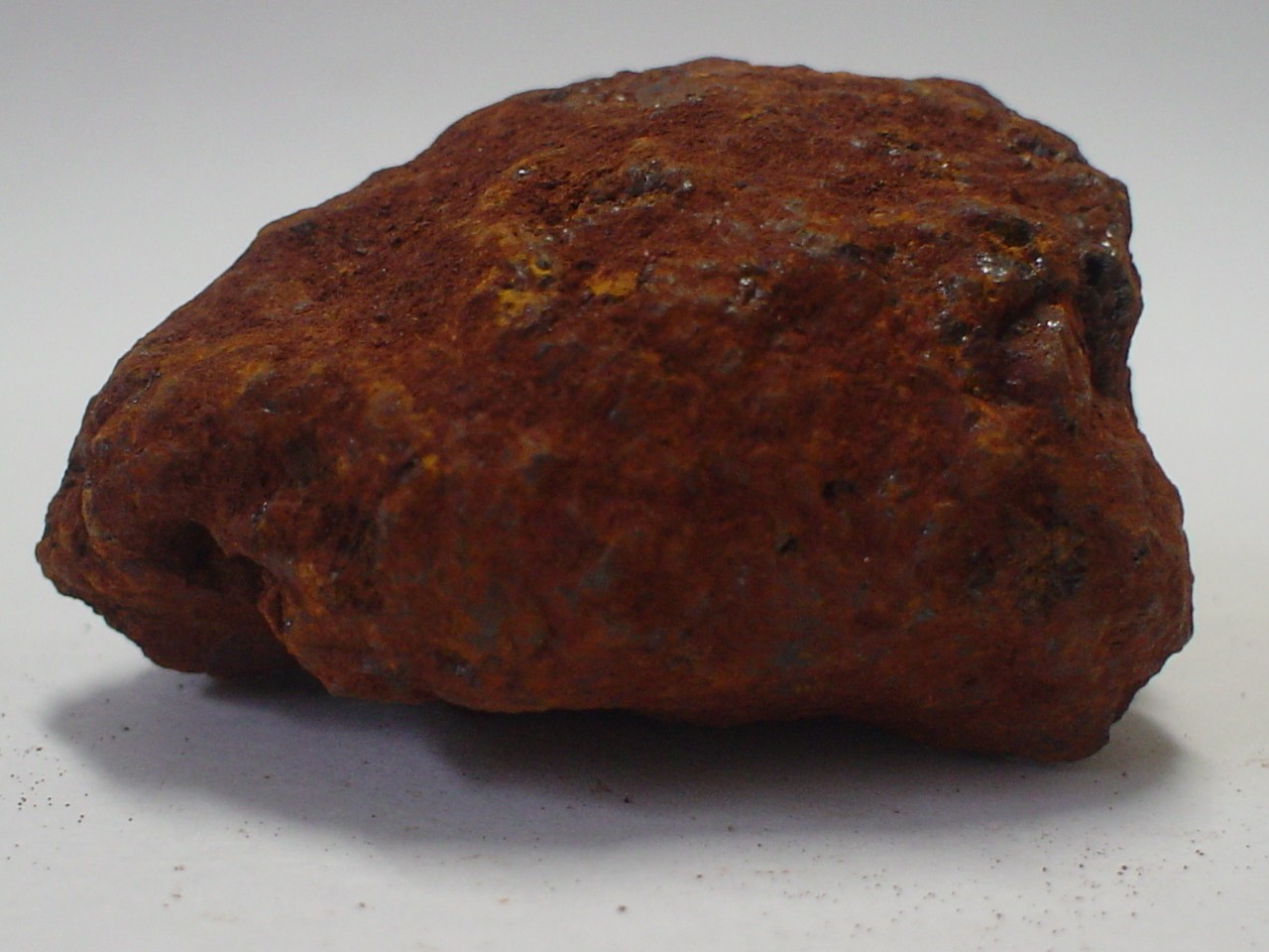 A specimen of haematite, the iron oxide ore that made up Cumbria's rich 19th- and 20th-century iron mining industry.