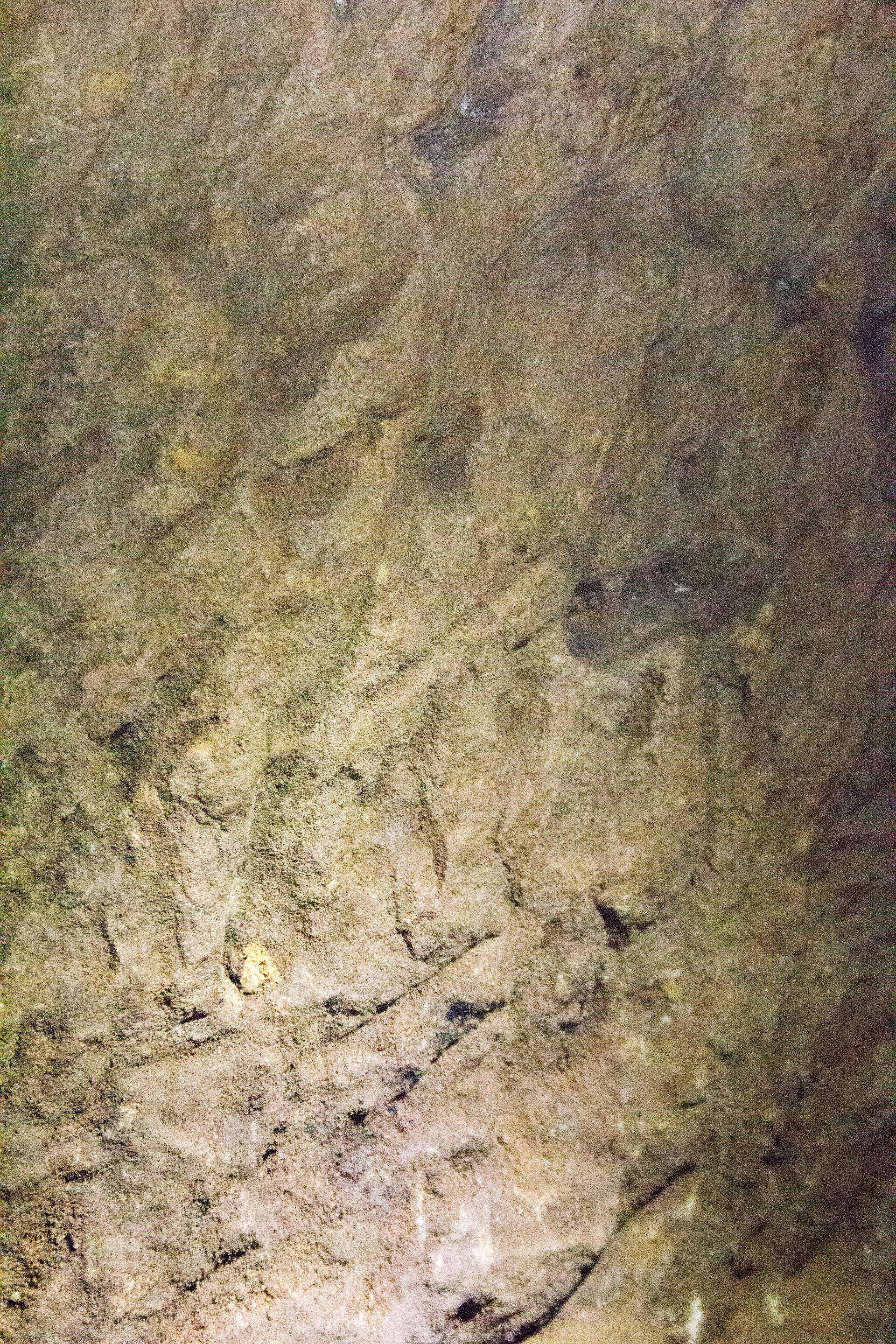 The steep-sided opencast excavation of Engine Vein at Alderley Edge Mines, Cheshire.
