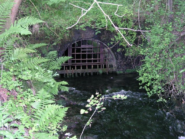 The outfall of Magpie Sough, the roughly 2km drainage tunnel driven from 1873-1881 to unwater Magpie Mine into the River Wye.