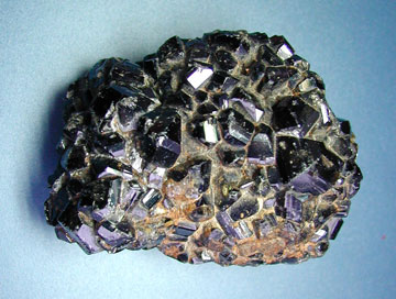 A specimen of cassiterite, the tin oxide ore from which almost all British tin was smelted.