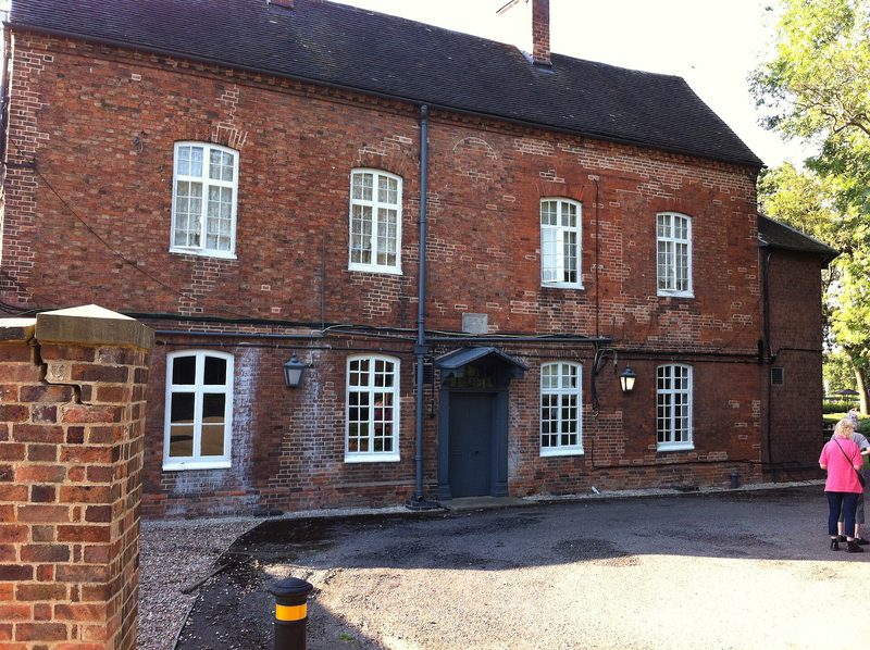 Griff House near Nuneaton, George Eliot's home from 1820 to 1841, beside the coal ground of the Arbury estate her father managed.
