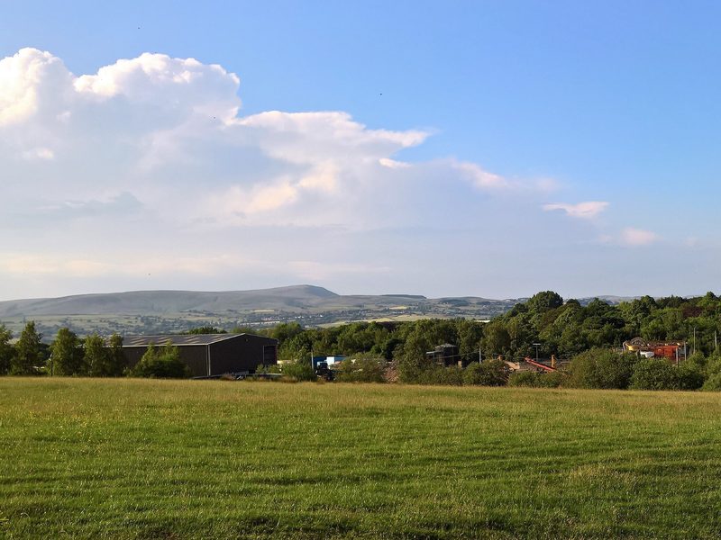 The site of the former Hapton Valley Colliery near Burnley.
