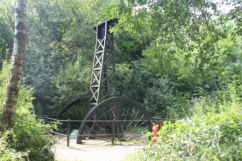 A memorial in Granny's Wood, Llanhilleth, on the site of the former colliery, which closed in 1969 and has largely reverted to woodland.