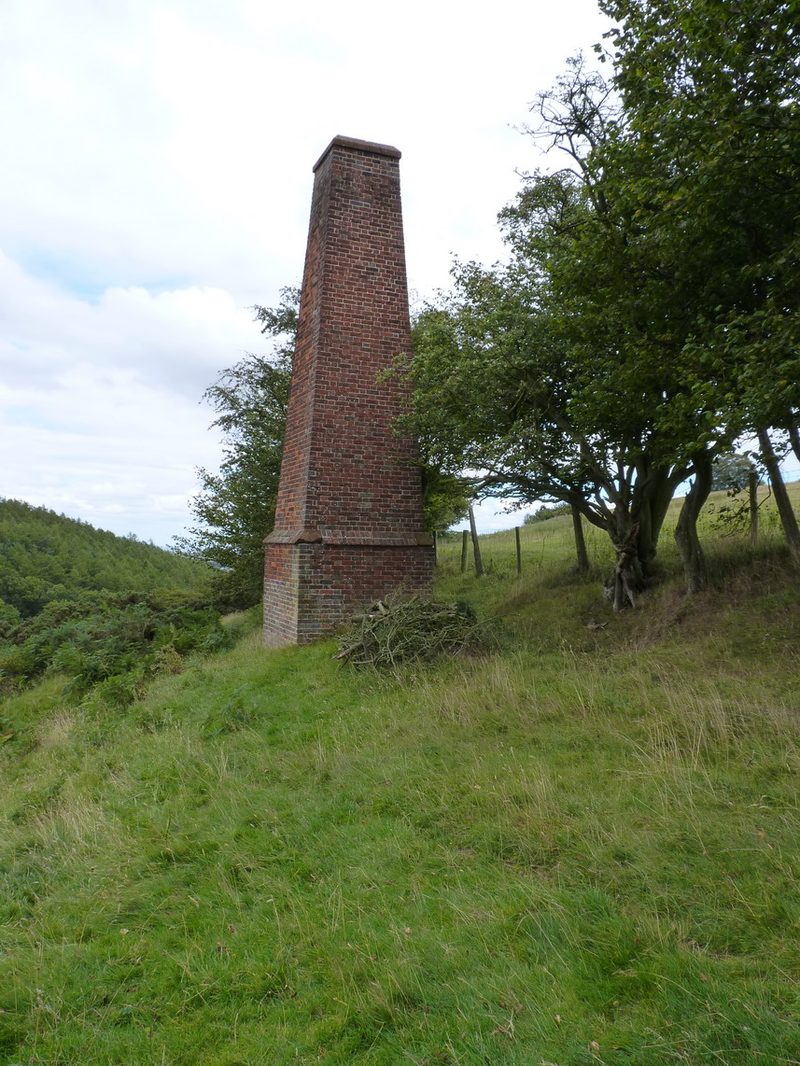 The chimney at Chapel Shaft, Snailbeach Mine, Shropshire.