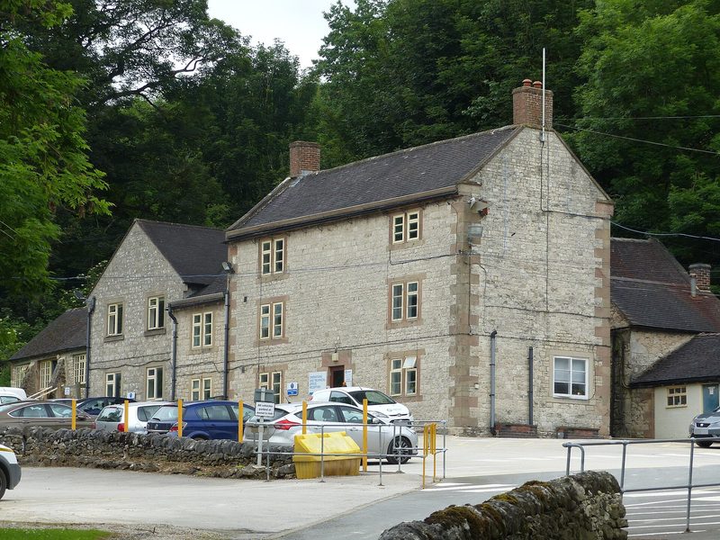 A stone farmhouse of the eighteenth century in use as quarry offices