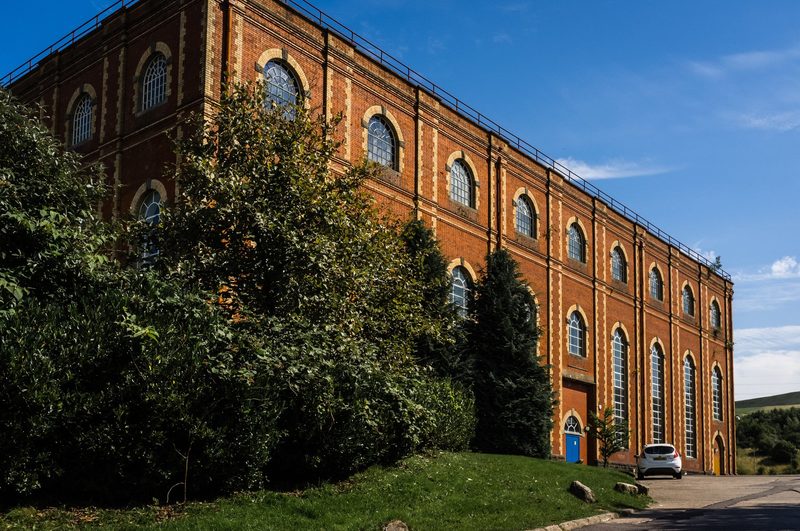 The Grade II* listed Blast Engine House of 1907 at Dowlais Ironworks, Merthyr Tydfil