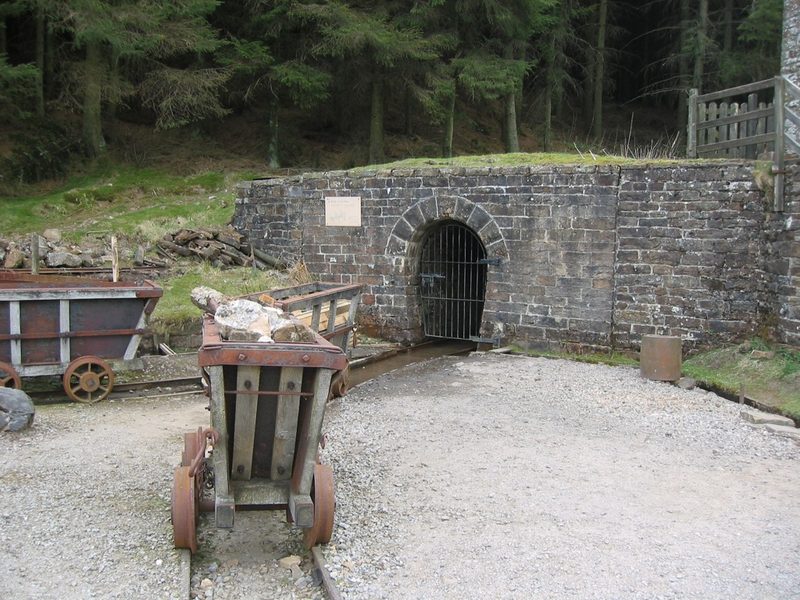 The entrance to Park Level at Killhope, the driven level that the museum takes visitors into.