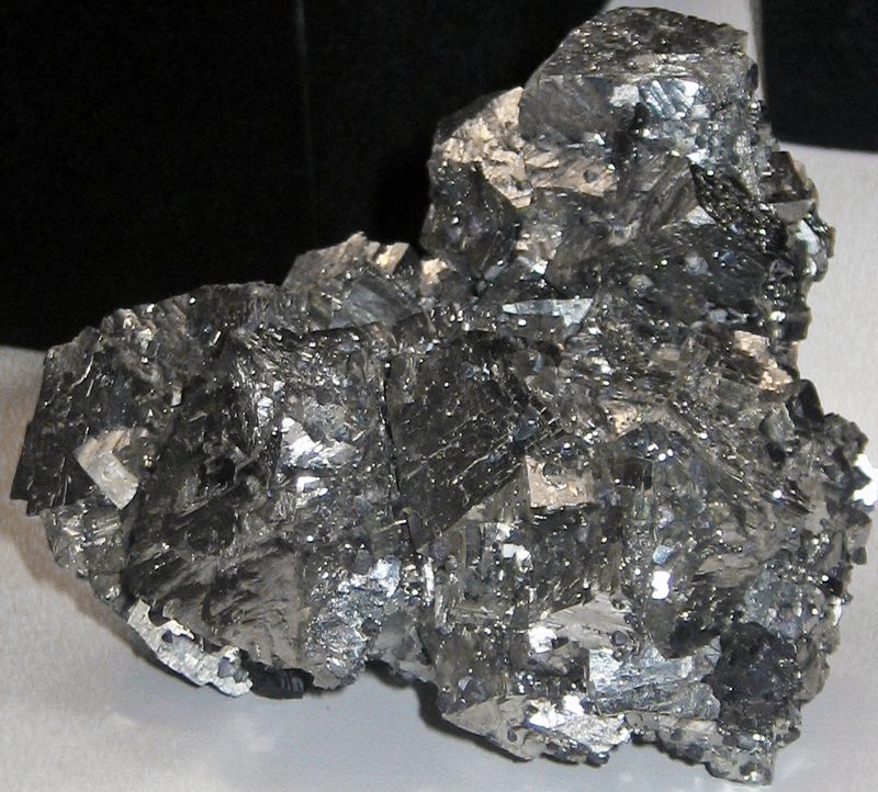 A mass of arsenopyrite, the iron-arsenic-sulphur mineral that was Cornwall's main source of arsenic as a tin- and copper-mining by-product.